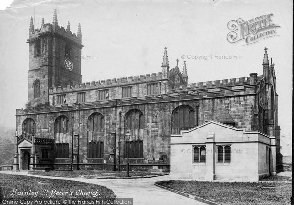 Photo of Burnley, St Peter's Church 1906