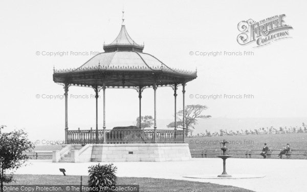 Photo of Burnley, Townley Park Bandstand 1895