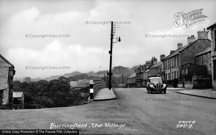 Photo of Burnopfield, The Village c.1955