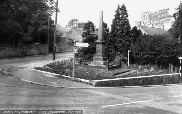 Photo of Burnopfield, The War Memorial c.1965
