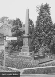 The War Memorial c.1965, Burnopfield