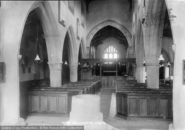 Photo of Burnsall, Church Interior 1900
