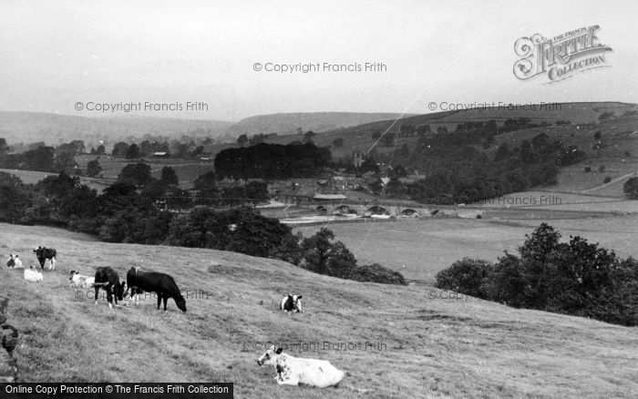 Photo of Burnsall, View From The Fell c.1955