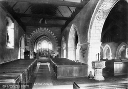 Church Interior 1898, Burpham