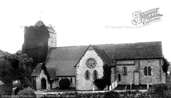 Photo of Burpham, St Mary's Church 1898