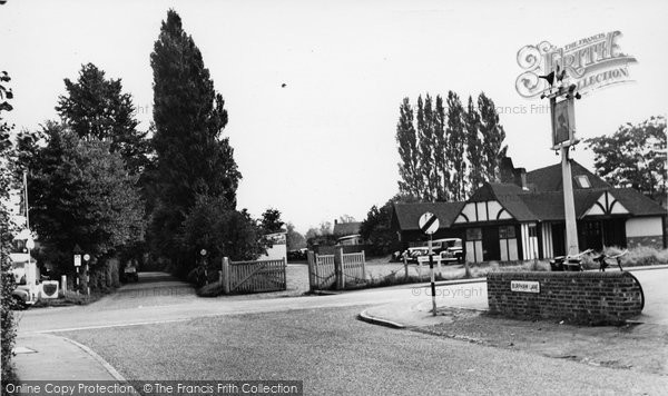 Photo of Burpham, The Cross Roads c.1955