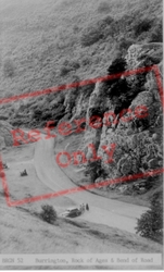 Rock Of Ages And Bend Of Road c.1955, Burrington Combe