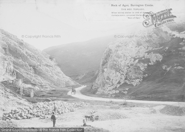 Photo of Burrington Combe, Rock Of Ages c.1890