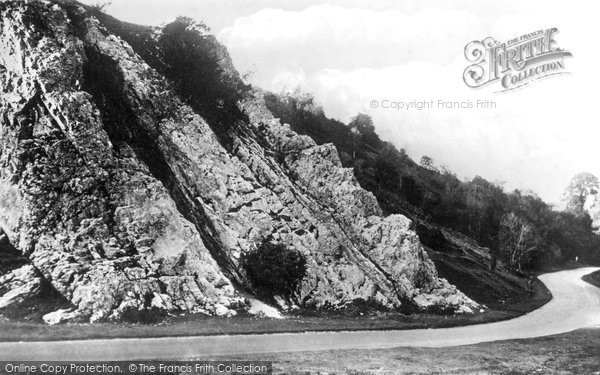 Photo of Burrington Combe, Rock Of Ages c.1935