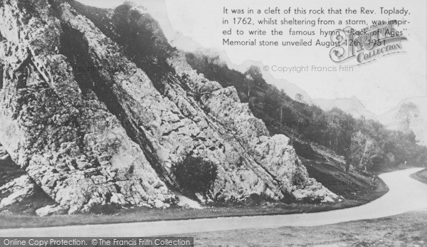 Photo of Burrington Combe, Rock Of Ages c.1935