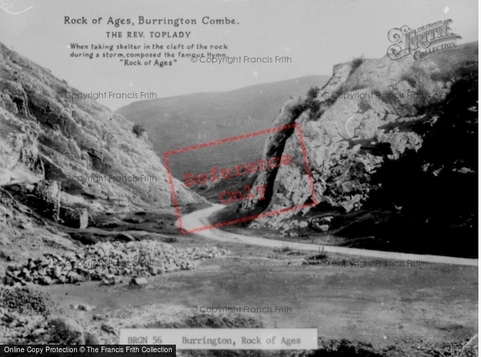 Photo of Burrington Combe, Rock Of Ages c.1955