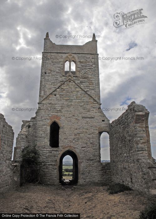 Photo of Burrowbridge, Burrow Mump, St Michael's Ruins c.1995