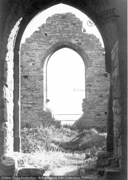 Photo of Burrowbridge, The Ruins On Burrow Mump c.1955