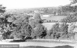 View From Burrow Mump c.1955, Burrowbridge