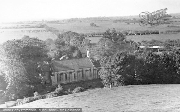 Photo of Burrowbridge, View From Burrow Mump c.1955