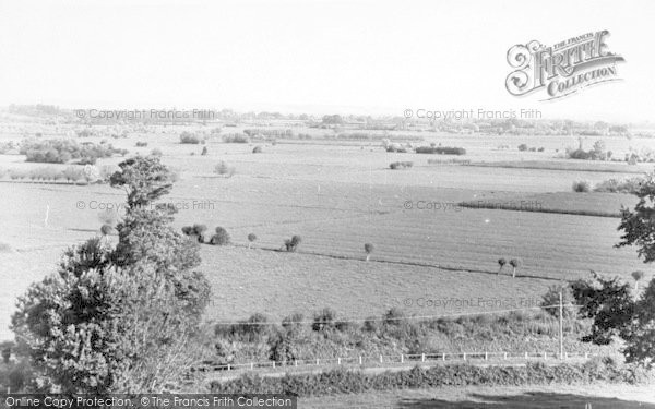 Photo of Burrowbridge, View From Burrow Mump c.1960