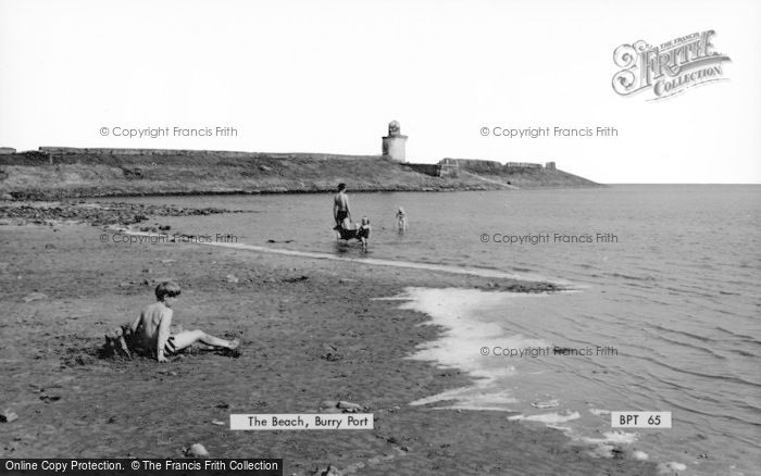 Photo of Burry Port, The Beach c.1965