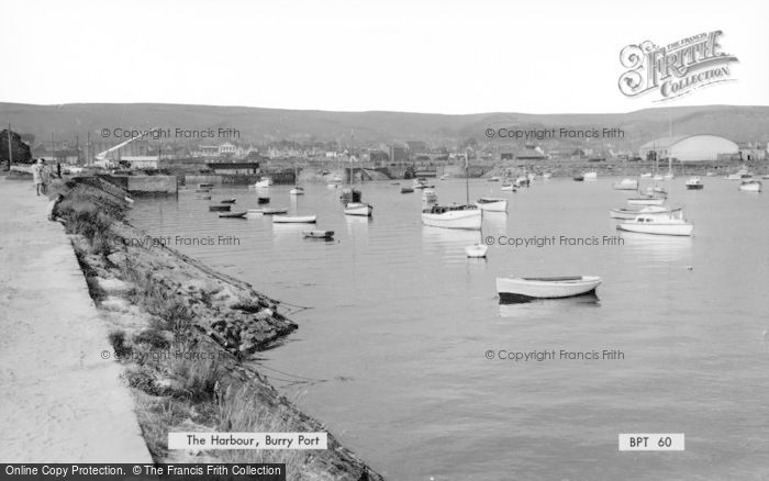 Photo of Burry Port, The Harbour c.1965