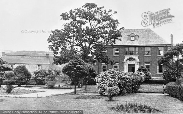 Photo of Burry Port, The Memorial Hall And Gardens c.1955