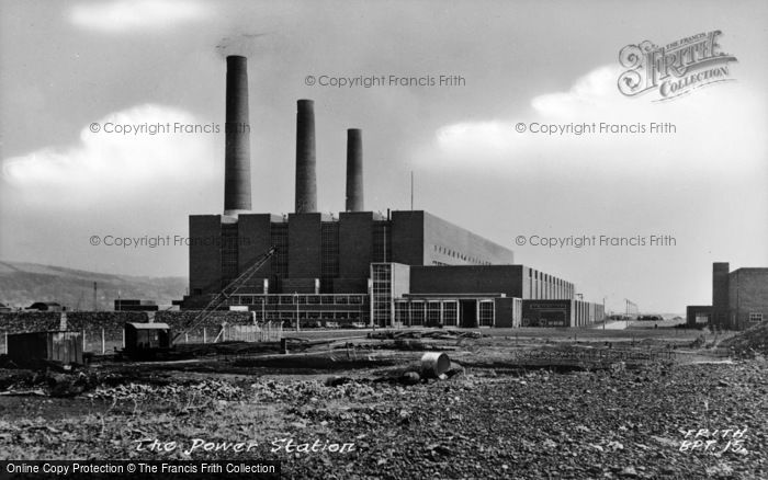Photo of Burry Port, The Power Station c.1955