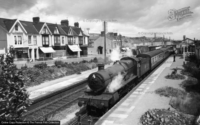 Burry Port, the Station and Station Road c1960