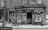 Hunters Newsagents & Tobacconist c.1950, Burscough