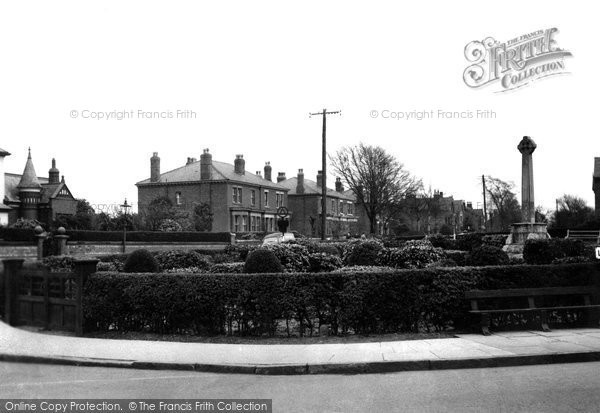 Photo of Burscough, Junction Lane And Memorial c.1950