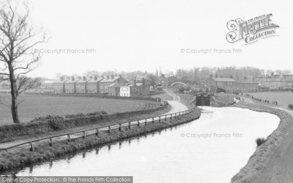 Photo of Burscough, The Canal And Lock c.1950