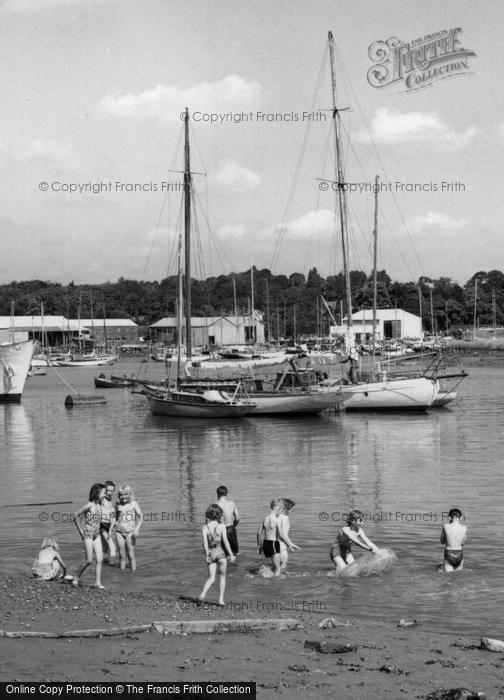 Photo of Bursledon, Children Swimming In The River Hamble c.1960
