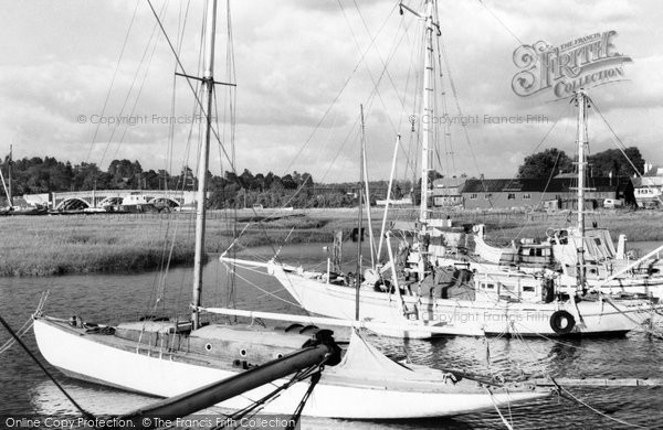 Photo of Bursledon, River Hamble c.1955