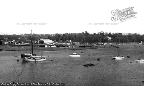 Photo of Bursledon, River Hamble c.1960