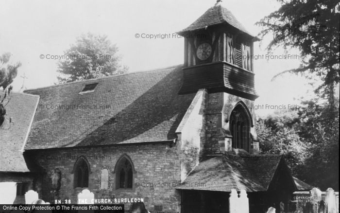 Photo of Bursledon, St Leonard's Church c.1960