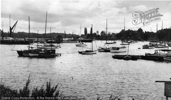 Photo of Bursledon, The River Hamble c.1955