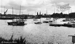 The River Hamble c.1955, Bursledon
