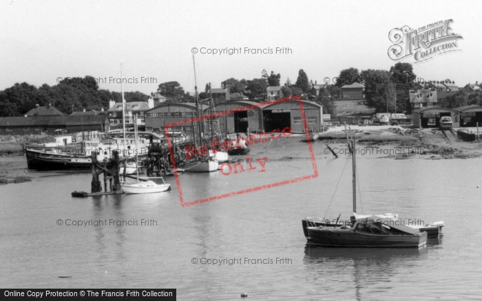 Photo of Bursledon, The River Hamble c.1960
