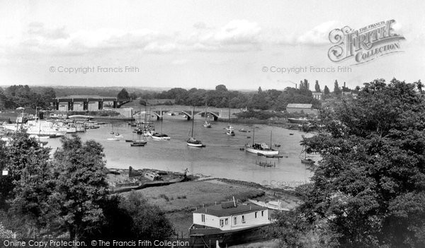 Photo of Bursledon, the River Hamble c1965