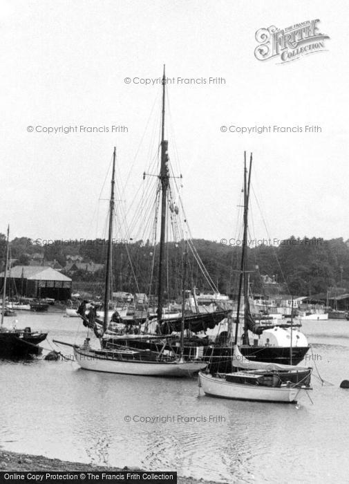 Photo of Bursledon, Yachts On The River Hamble c.1960