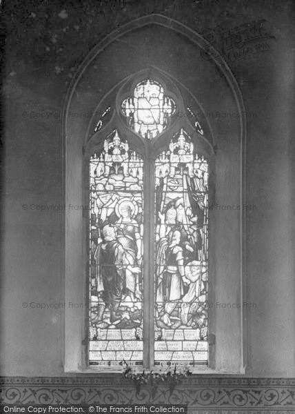 Photo of Burstall, Church, The Memorial Window c.1920