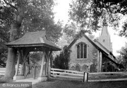 St Bartholomew's Church c.1955, Burstow