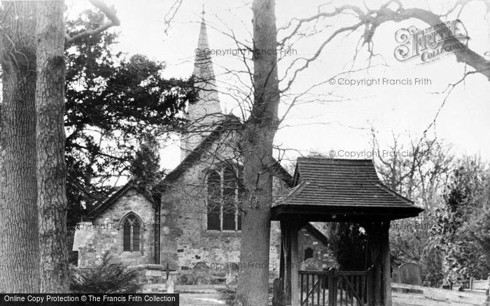 Photo of Burstow, St Bartholomew's Church c.1955