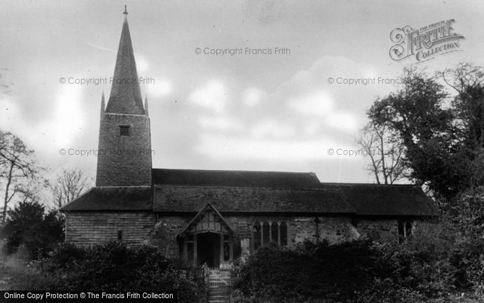 Photo of Burstow, St Bartholomew's Church c.1955