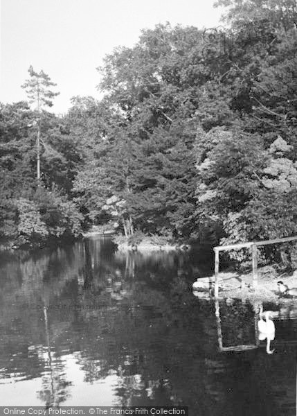 Photo of Burton Agnes, The Pond c.1955