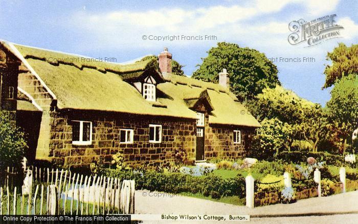 Photo of Burton, Bishop Wilson's Cottage c.1960