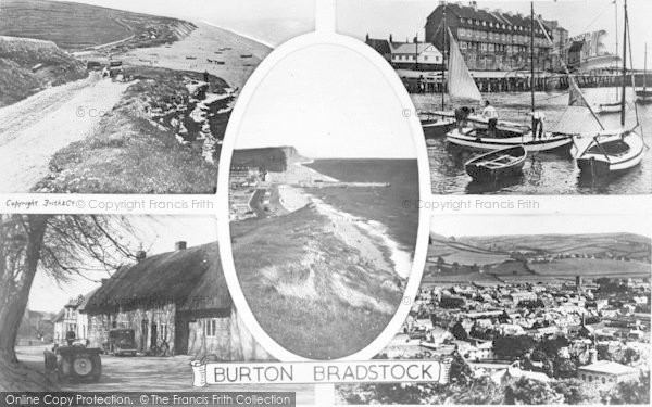 Photo of Burton Bradstock, Composite c.1950