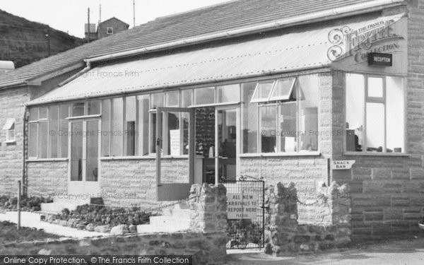 Photo of Burton Bradstock, Freshwater Caravan Park Reception c.1960