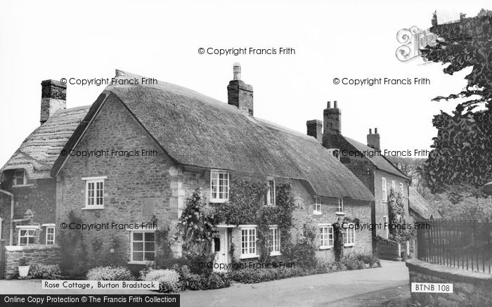 Photo of Burton Bradstock, Rose Cottage c.1965