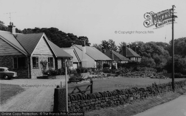Photo of Burton, Bungalows In Neston Road c.1960