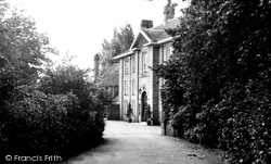 Entrance To Burton Manor c.1955, Burton