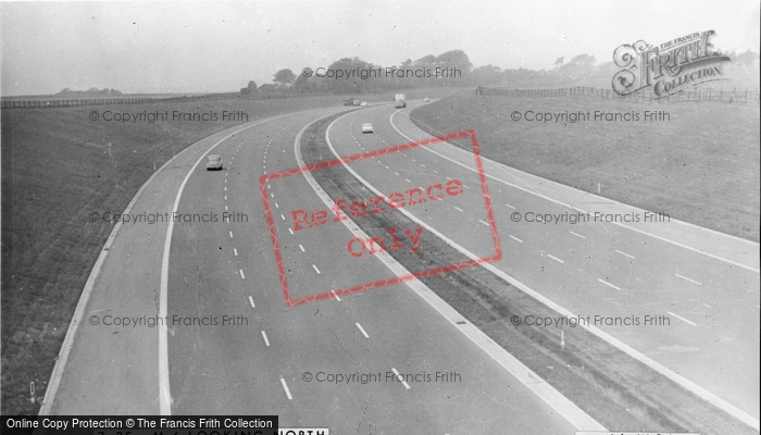 Photo of Burton In Kendal, M6 Looking North c.1970