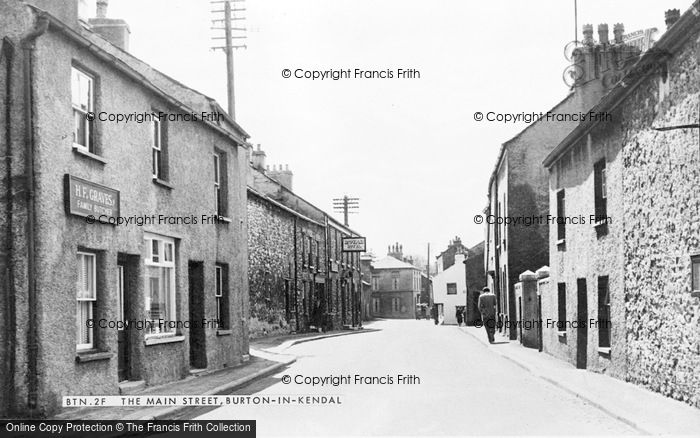 Photo of Burton In Kendal, The Main Street c.1955